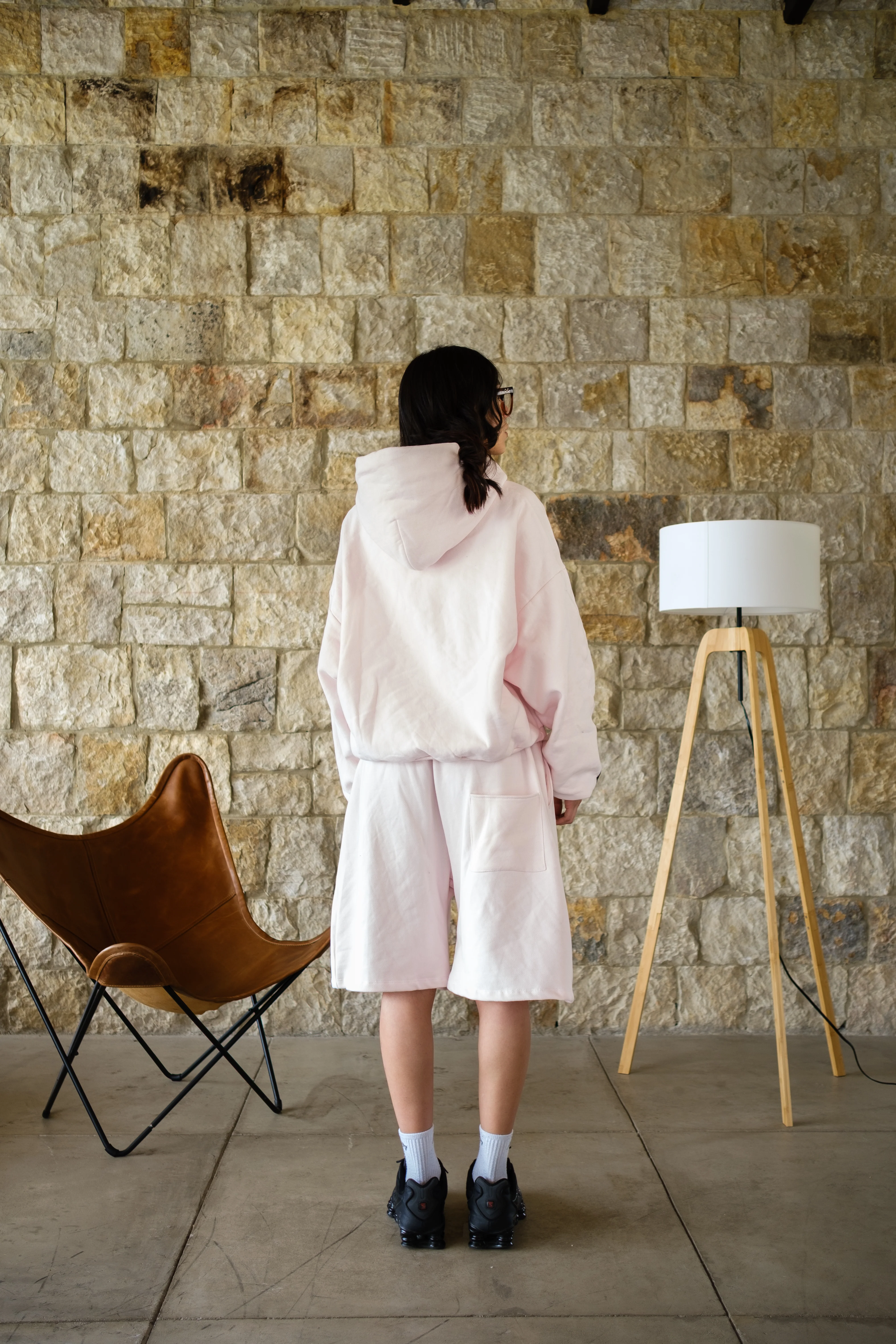 Basics V2 - Blush Hoodie Boxy Fit "LIMITED EDITION" - Image 4
