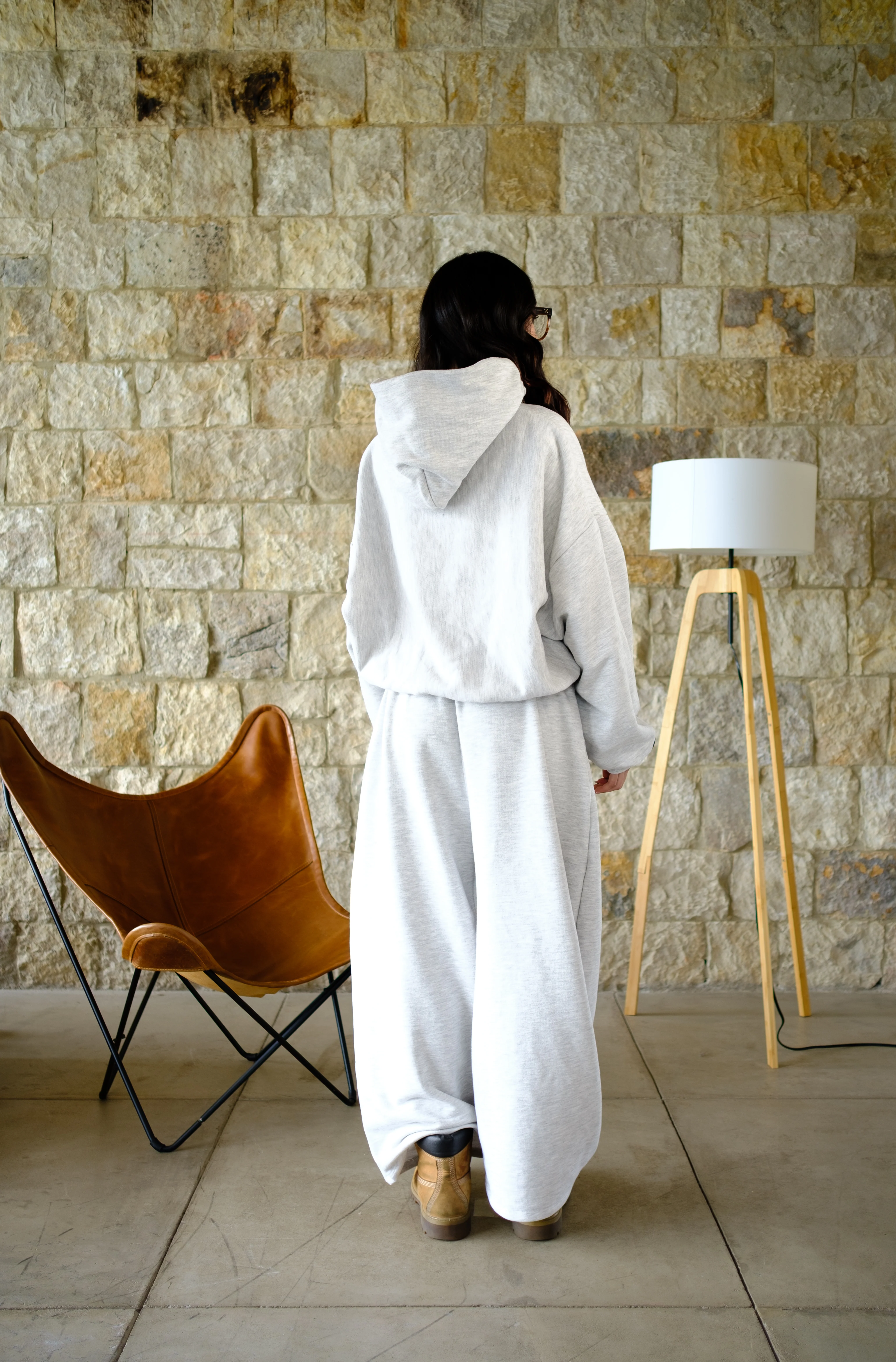 Basics V2 - Slate Hoodie Boxy Fit - Image 3