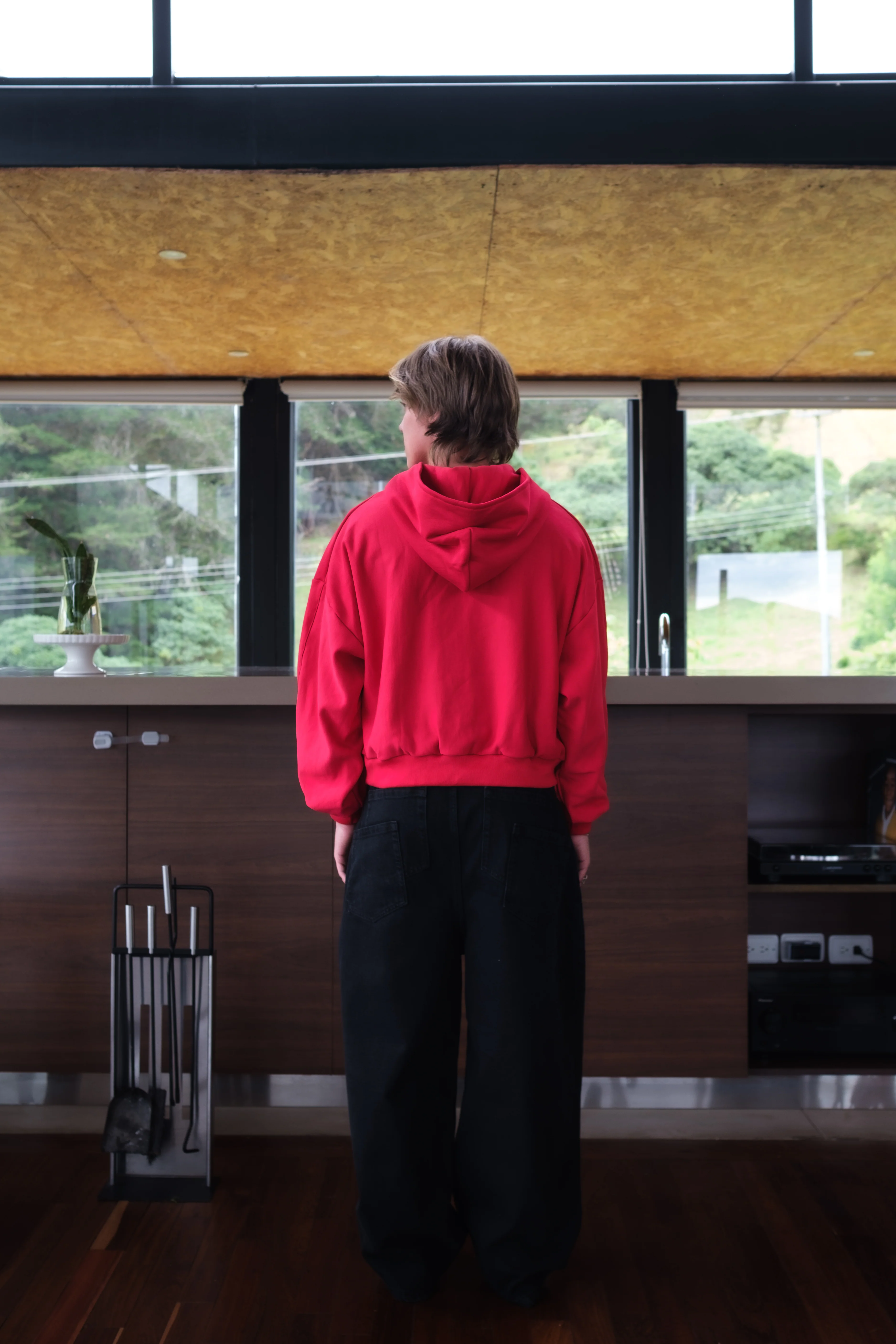 Legacy Clasp Hoodie - Red - Image 3