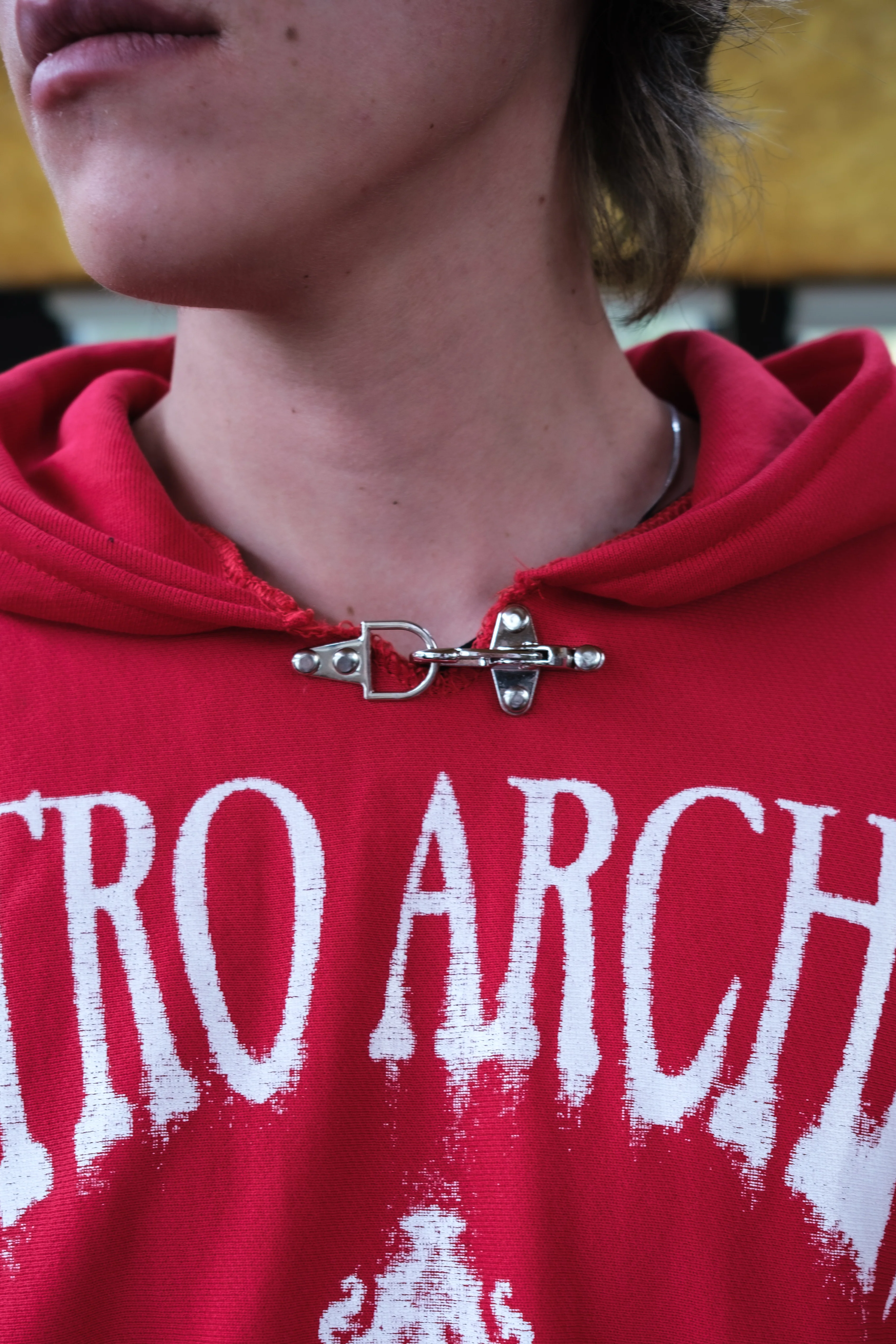 Legacy Clasp Hoodie - Red - Image 6