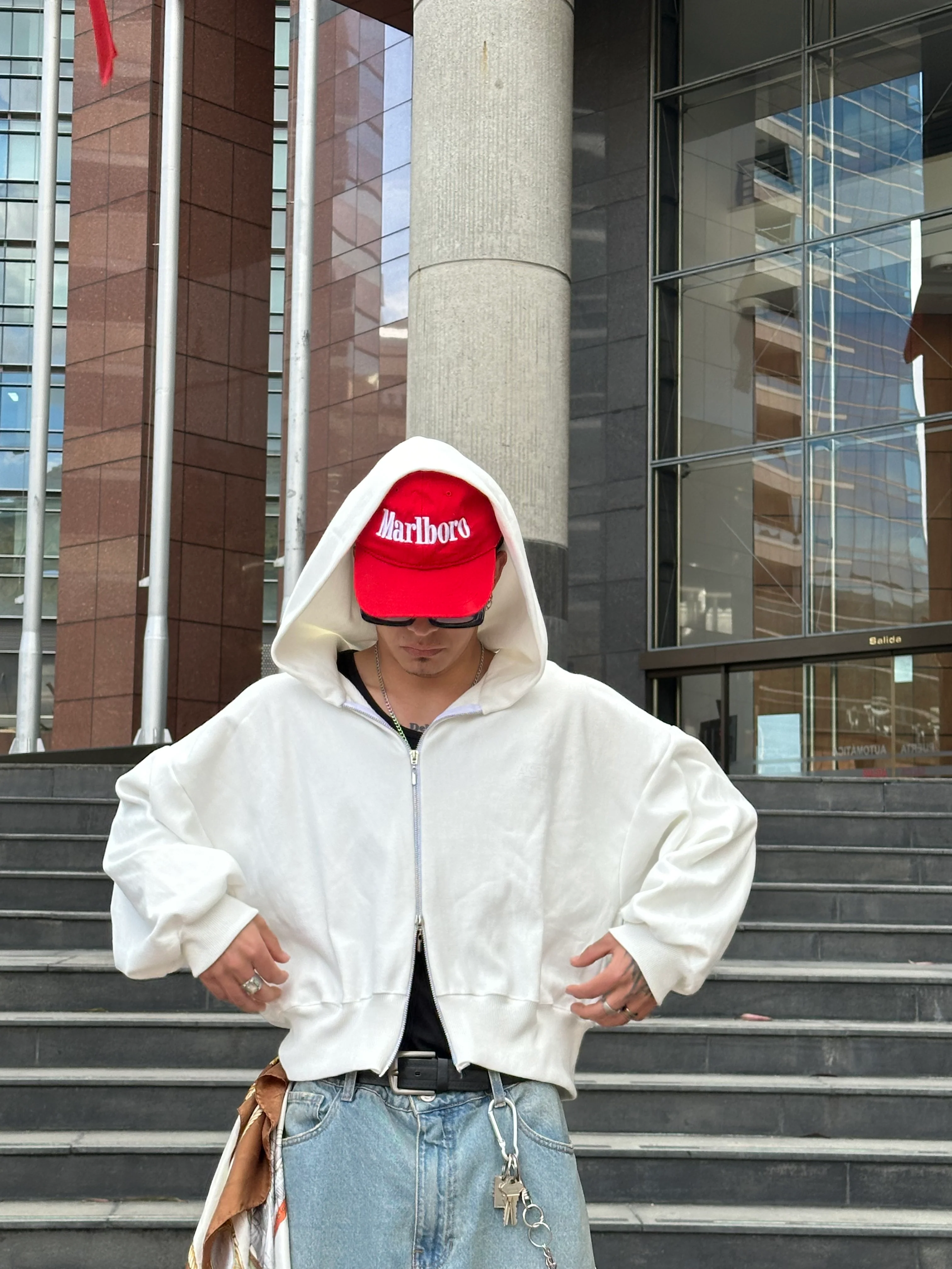 Double Zip Ivory V1 Boxy Fit - Image 3