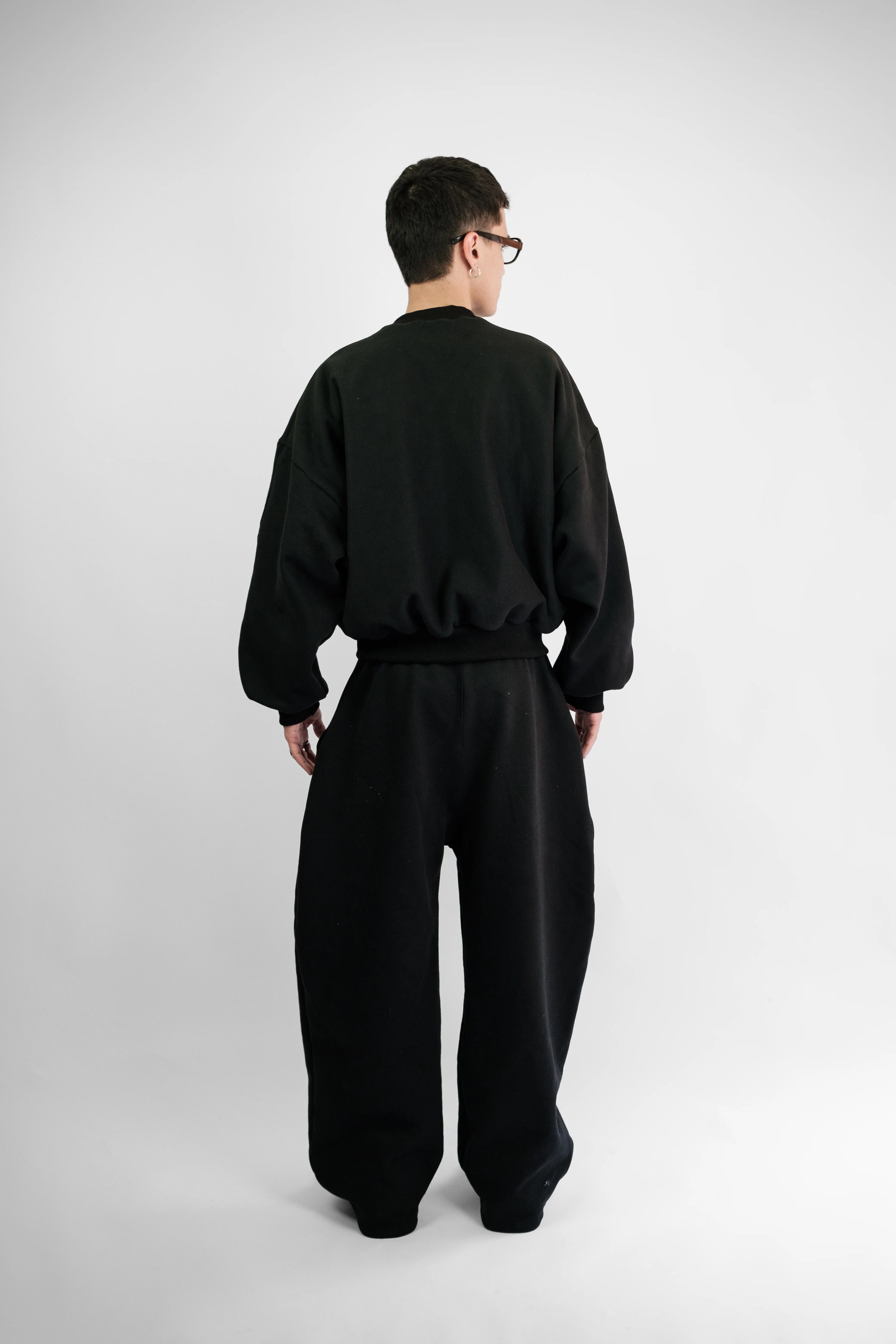 Core Baggy Sweat Pants - Onyx - Image 4